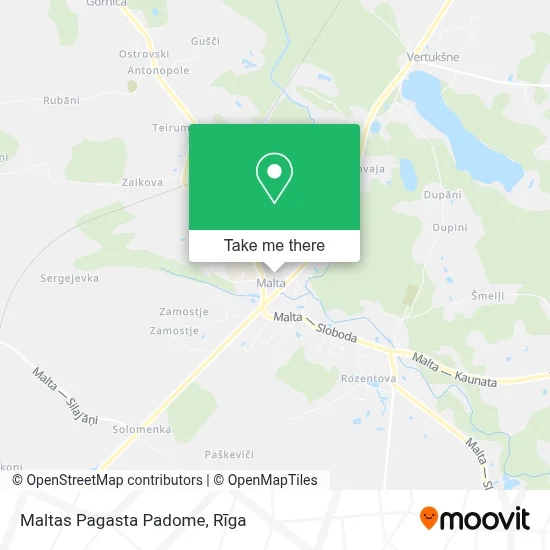 Maltas Pagasta Padome map