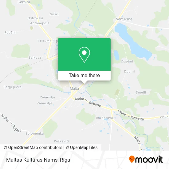Maltas Kultūras Nams map