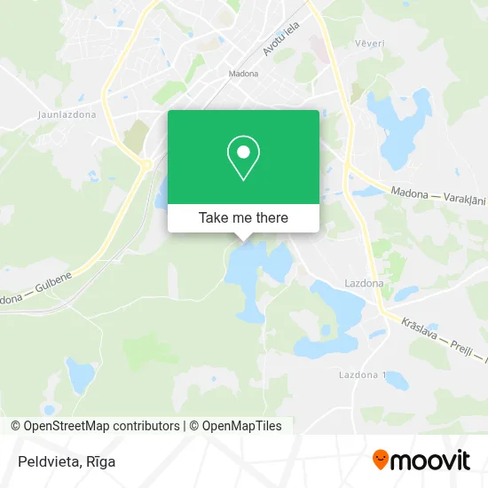 Peldvieta map
