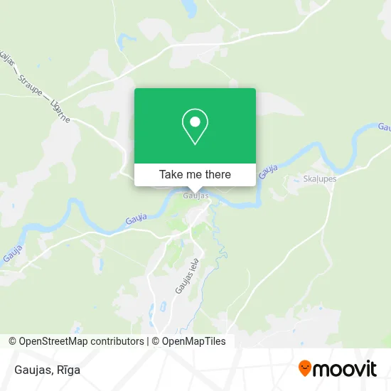 Gaujas map