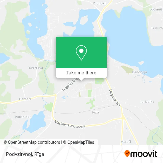Podvzirvnoj map