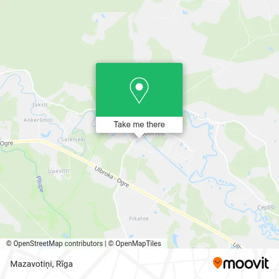 Mazavotiņi map