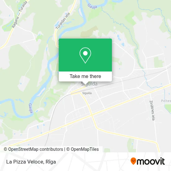 La Pizza Veloce map