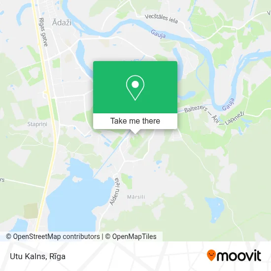 Utu Kalns map
