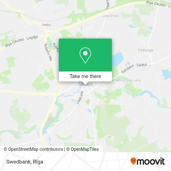 Swedbank map