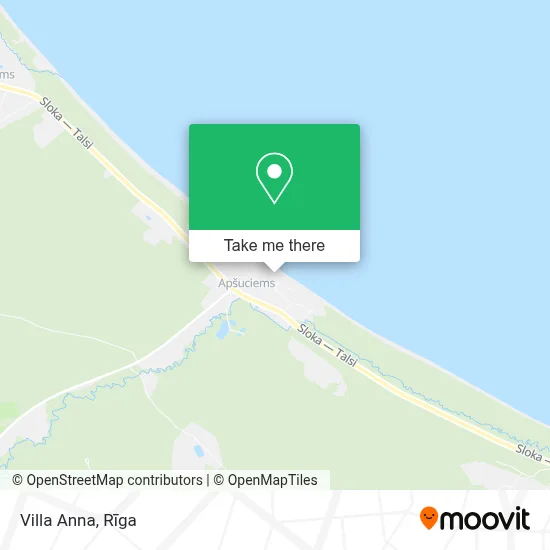 Villa Anna map