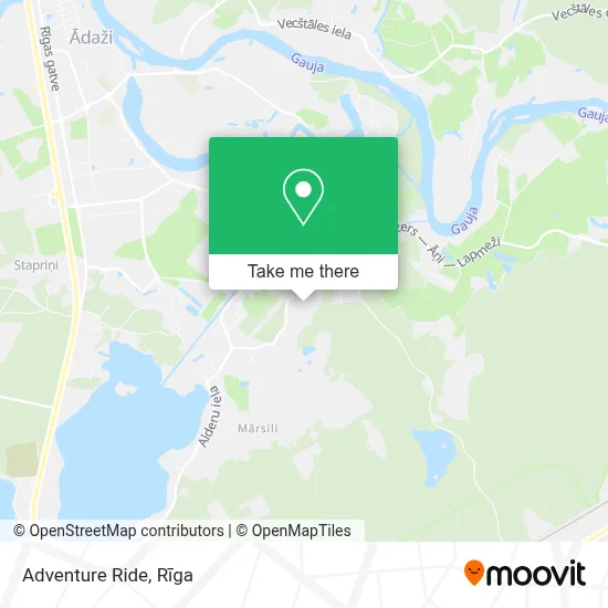 Adventure Ride map