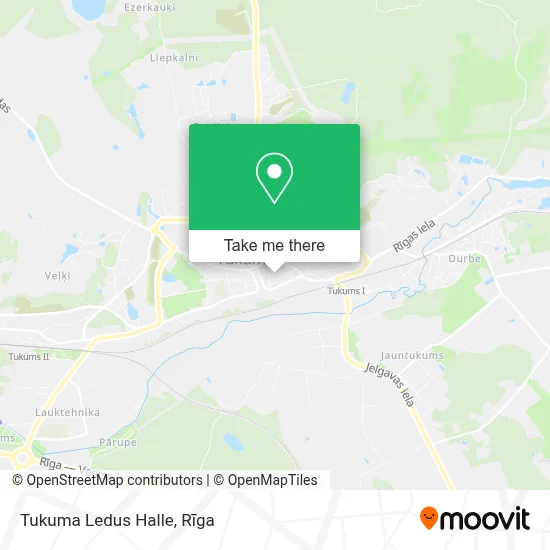 Tukuma Ledus Halle map