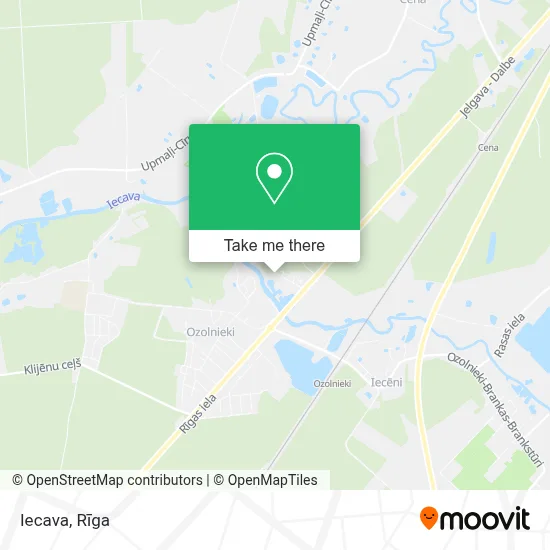 Iecava map