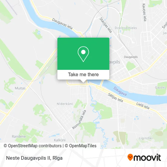 Neste Daugavpils II map