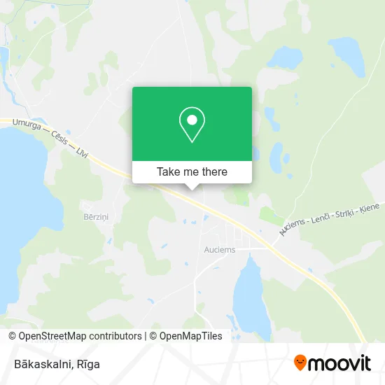 Bākaskalni map