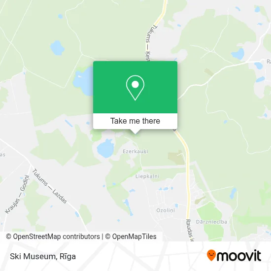 Ski Museum map