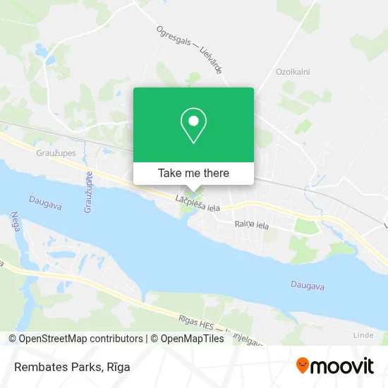 Rembates Parks map