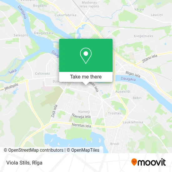 Viola Stils map