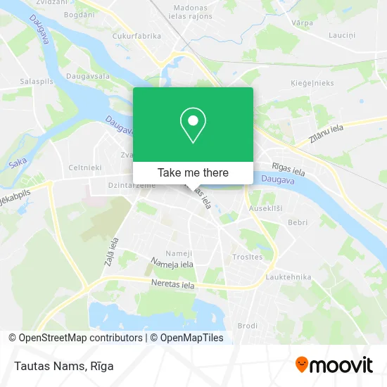Tautas Nams map