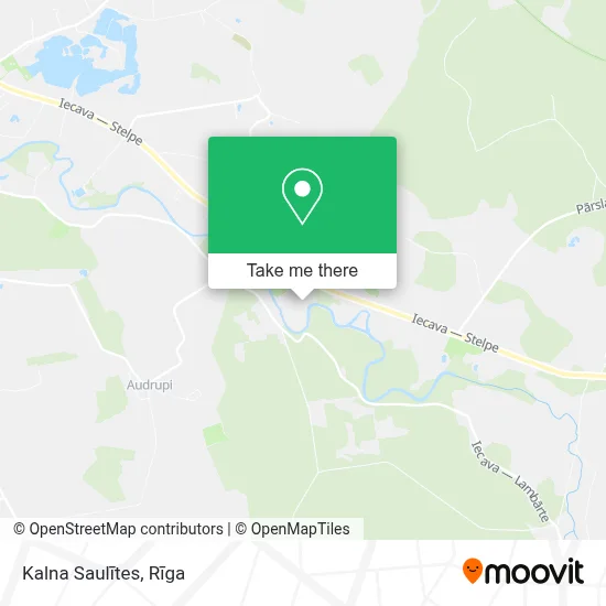 Kalna Saulītes map