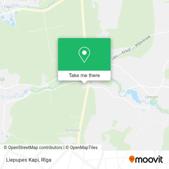 Liepupes Kapi map