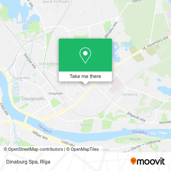 Dinaburg Spa map