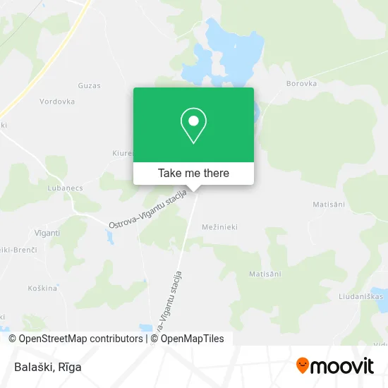 Balaški map