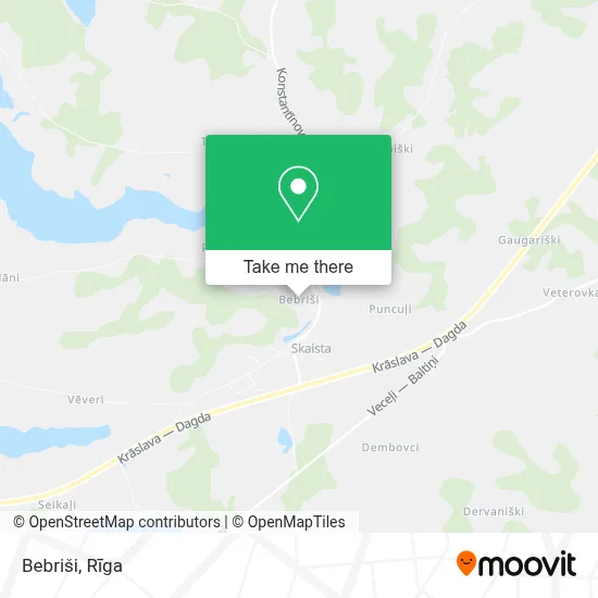 Bebriši map