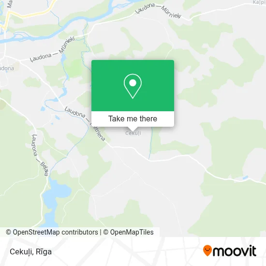 Cekuļi map