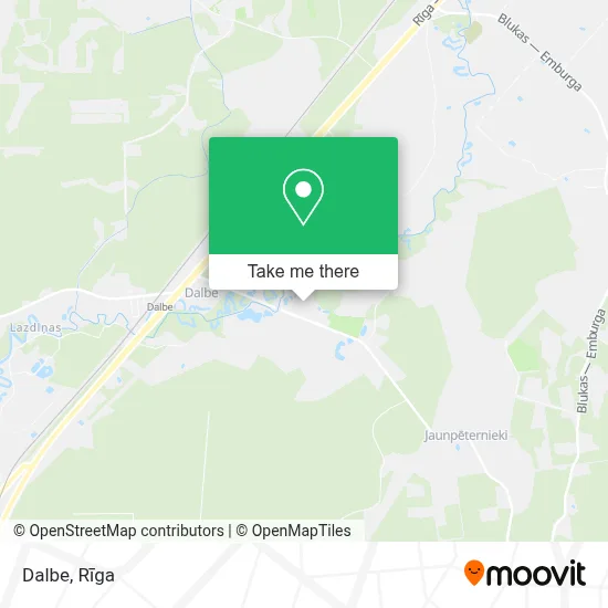 Dalbe map