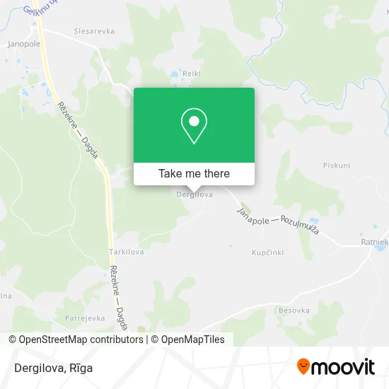 Dergilova map