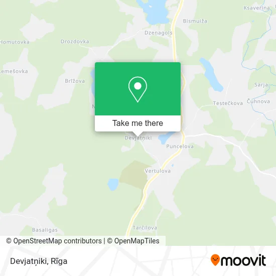 Devjatņiki map