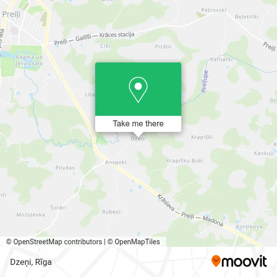 Dzeņi map