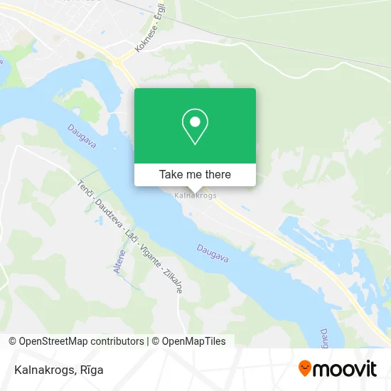 Kalnakrogs map