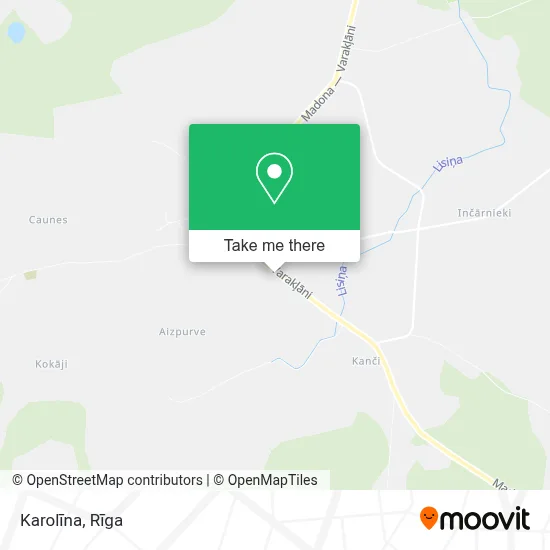 Karolīna map