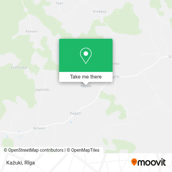 Kažuki map