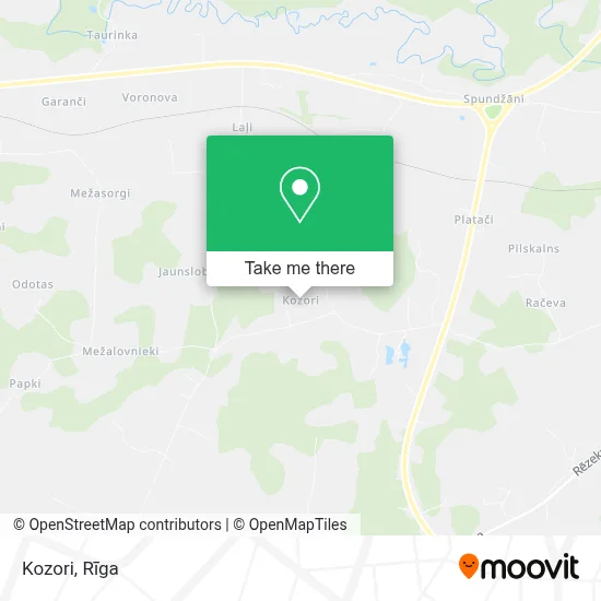 Kozori map
