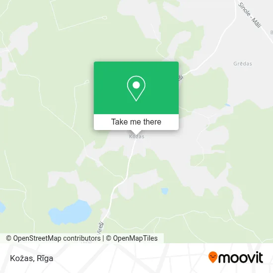 Kožas map