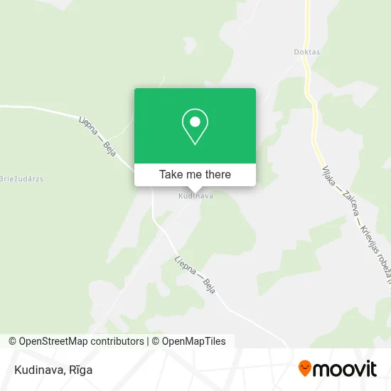 Kudinava map