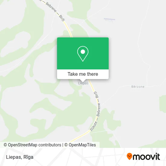 Liepas map