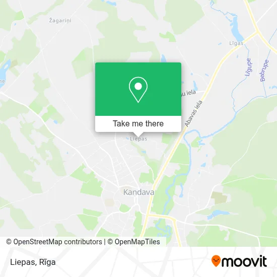 Liepas map