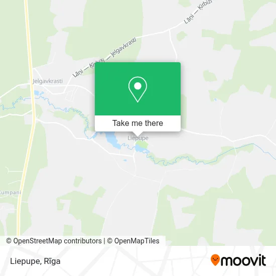 Liepupe map