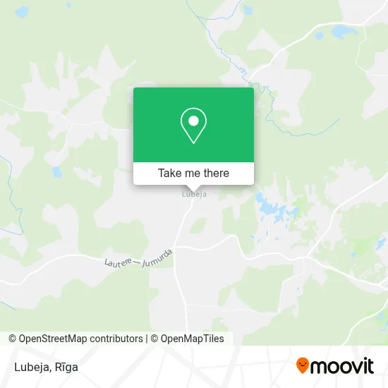 Lubeja map