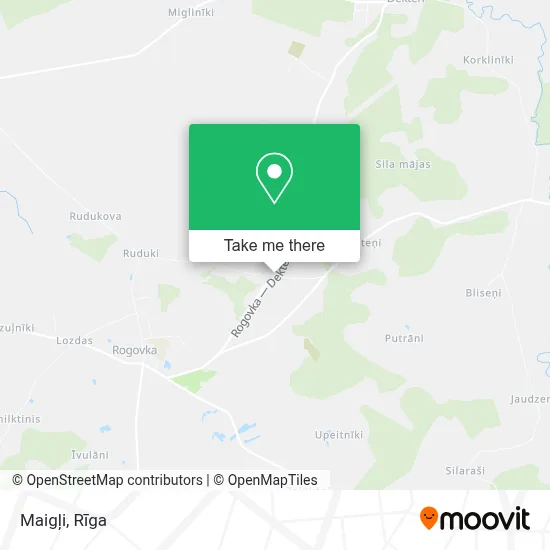 Maigļi map