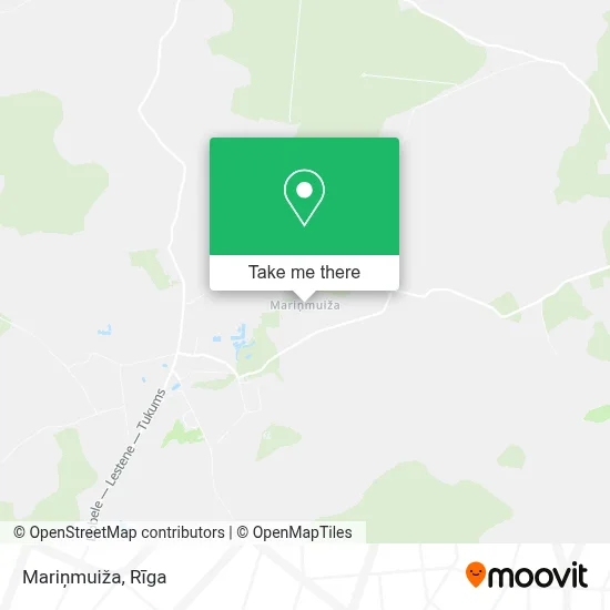 Mariņmuiža map
