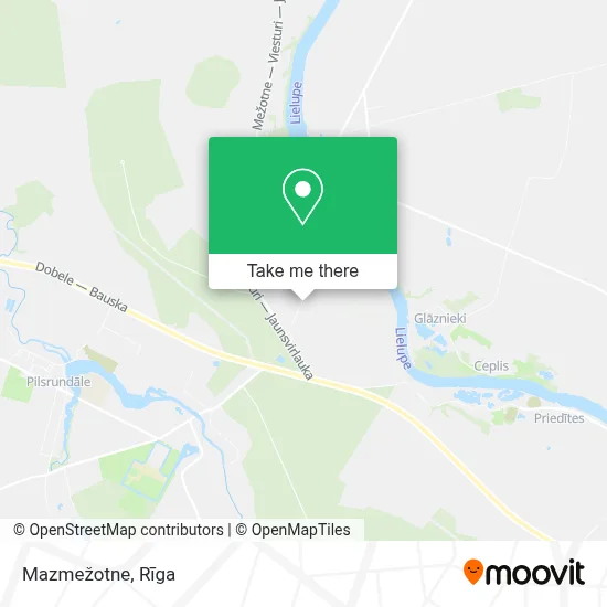 Mazmežotne map