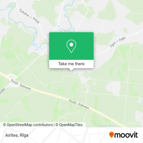 Airītes map