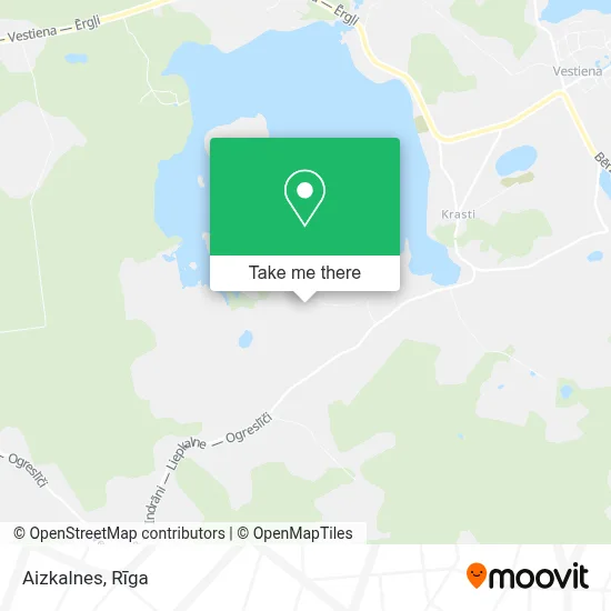 Aizkalnes map