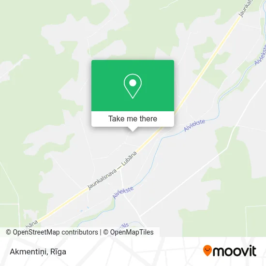 Akmentiņi map