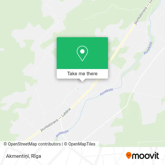 Akmentiņi map