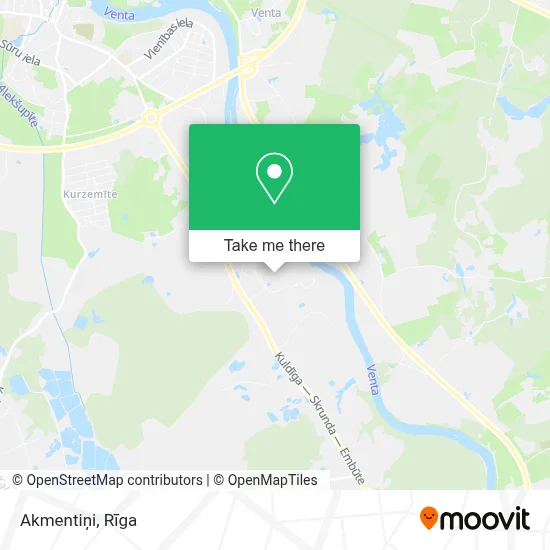 Akmentiņi map