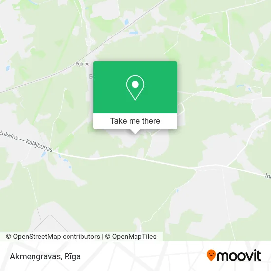 Akmeņgravas map