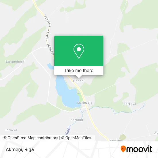 Akmeņi map