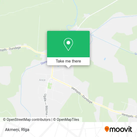 Akmeņi map